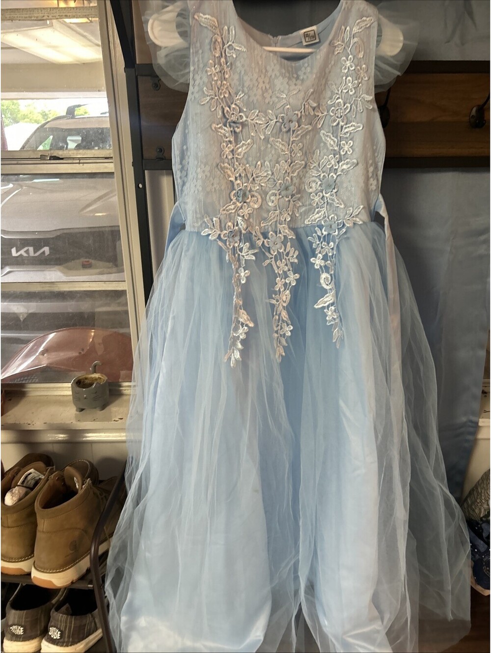 Girls Blue Formal Dress Size 22/170